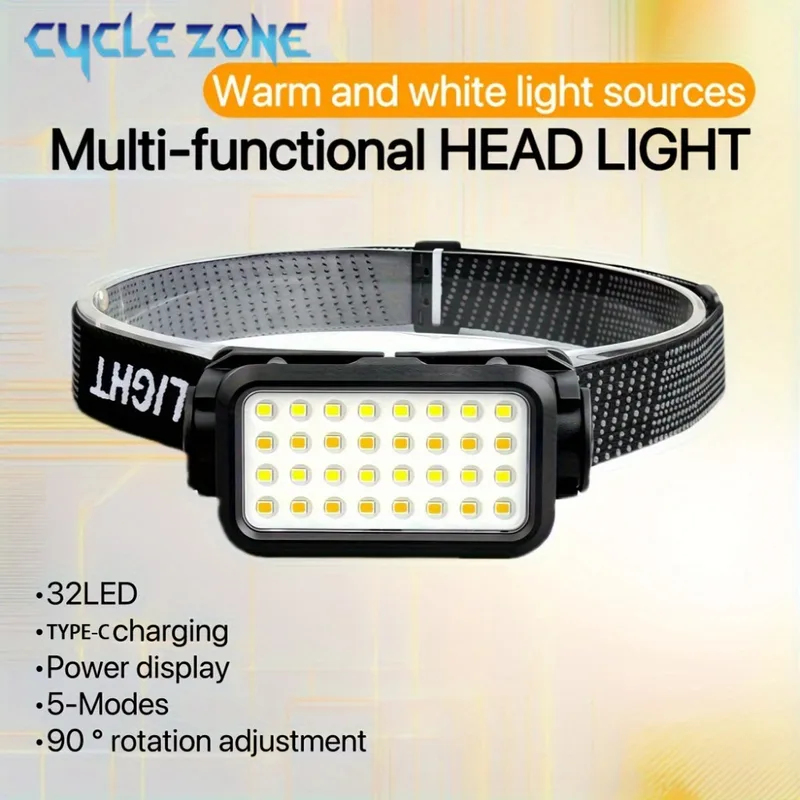 Outdoor Lighting At Lowe'S - Linterna Frontal Recargable con 32 LED,