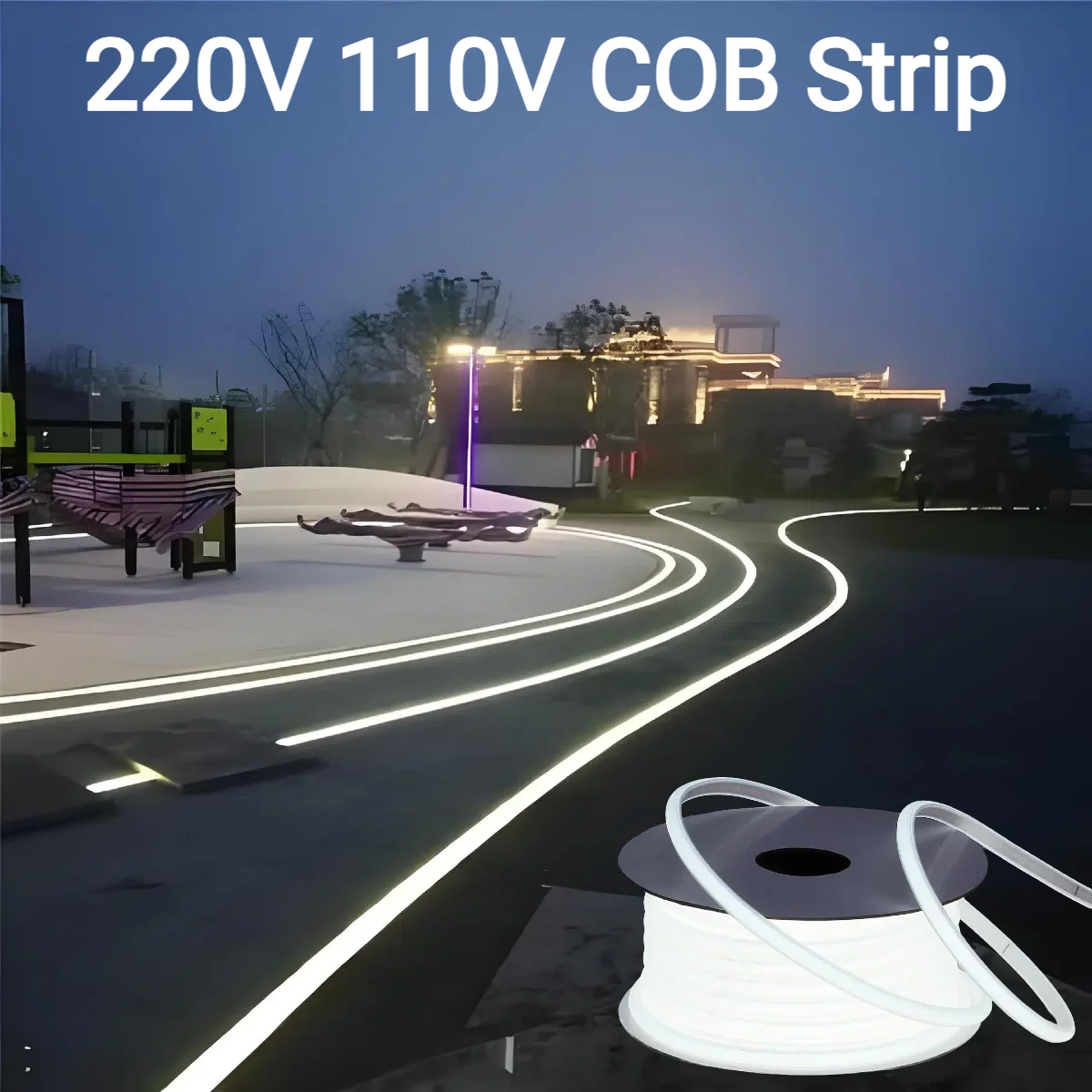 Outdoor Lighting Led Strip - Tira de luces LED COB de