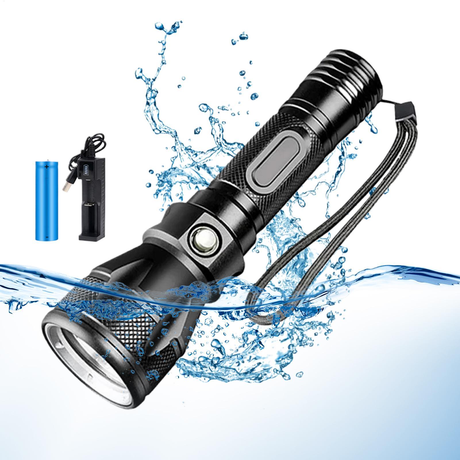 Outdoor Lighting Permanent - Linterna de Buceo LED Recargable de