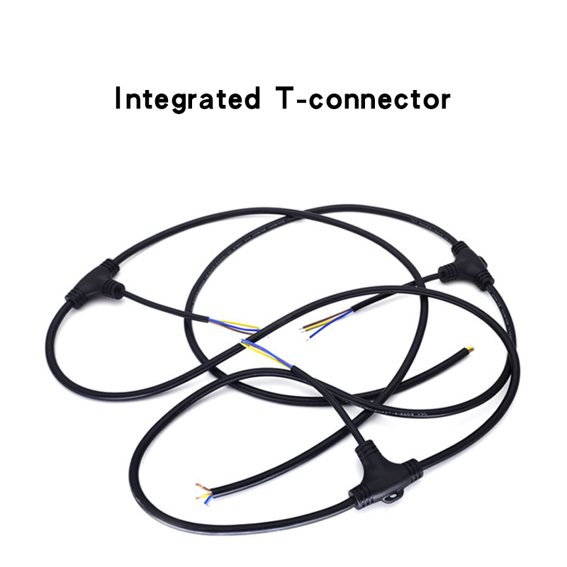 Outdoor Lighting Wire Connectors - Conector impermeable tipo T, cadena de