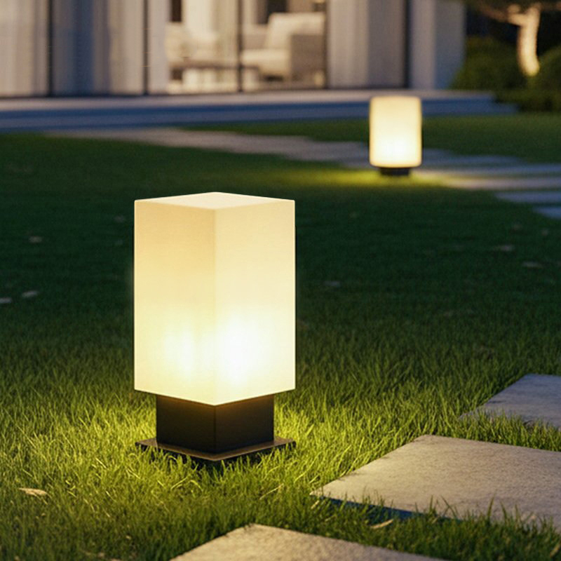Outdoor Lighting Solar - Lámpara de pie luminosa para patio,