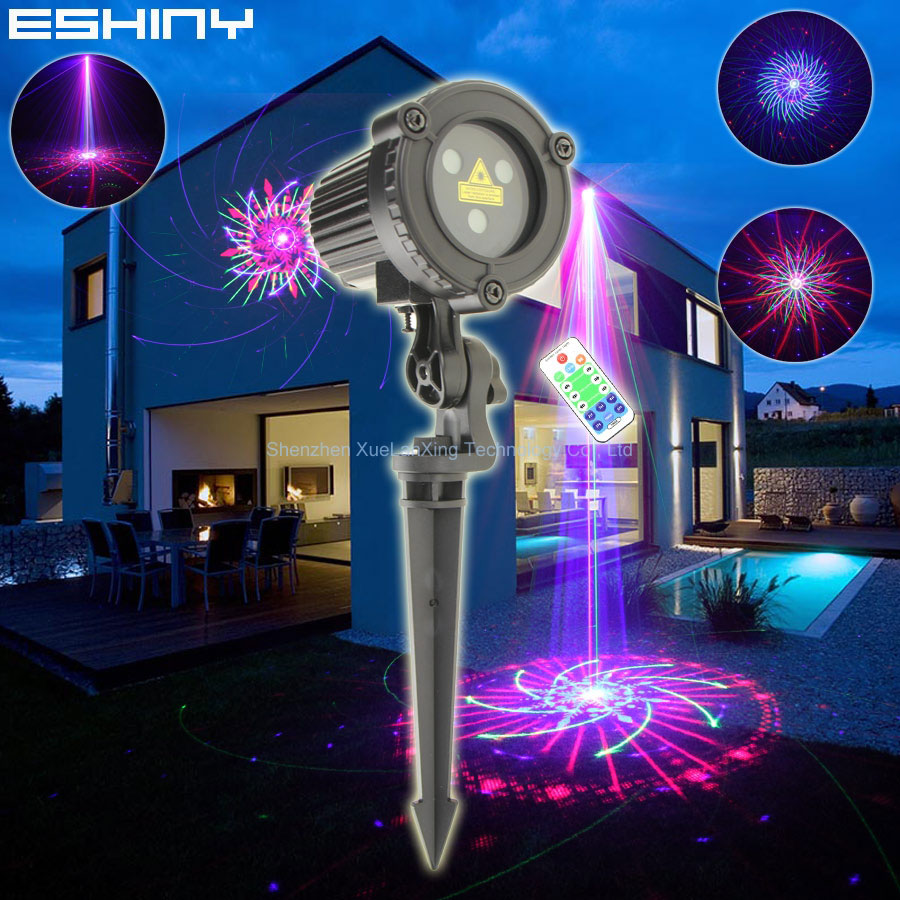 Outdoor Lighting Linear - ESHINY-proyector láser RGB para exteriores, luz