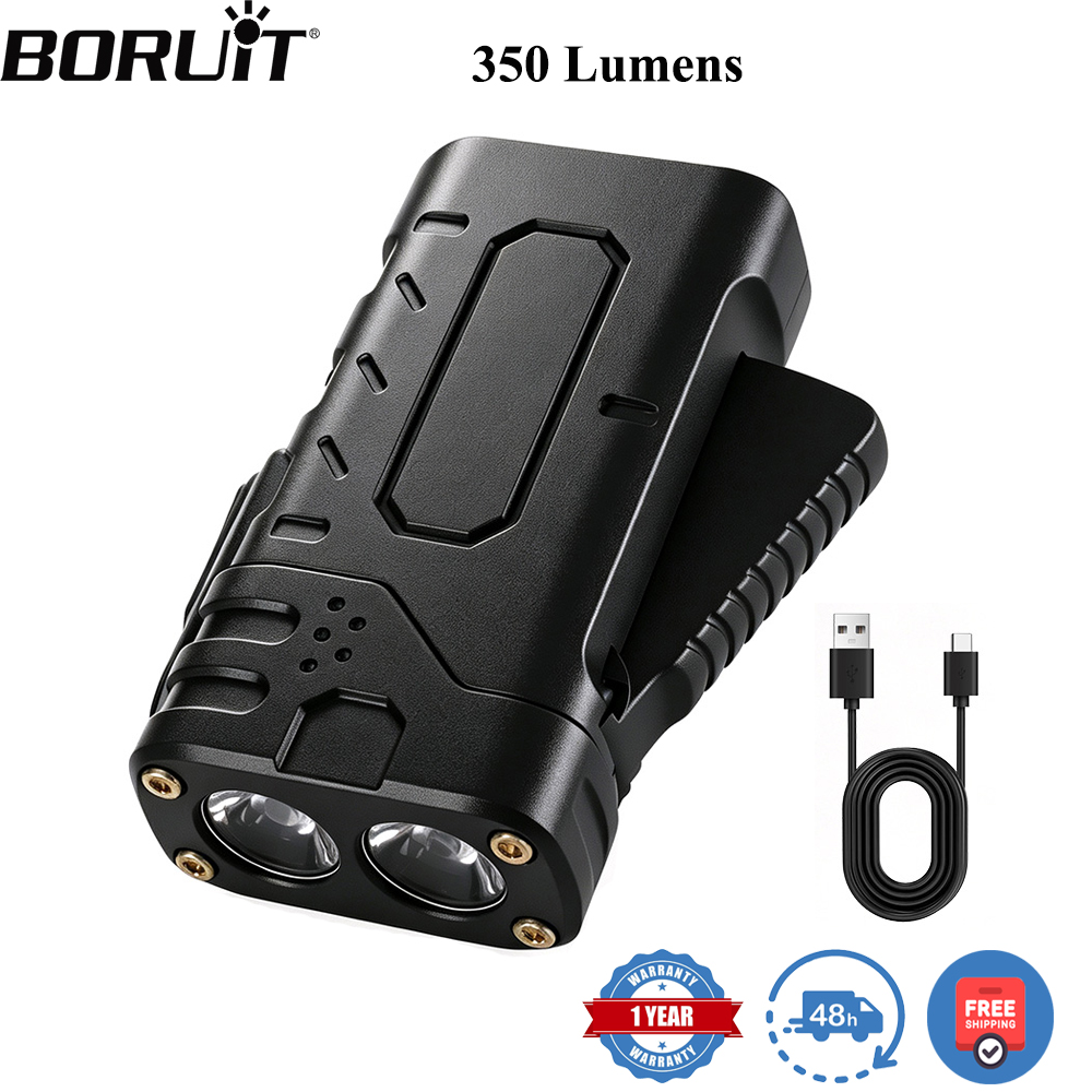 Outdoor Lighting Permanent - Linterna LED EDC de Manivela BORUIiT,
