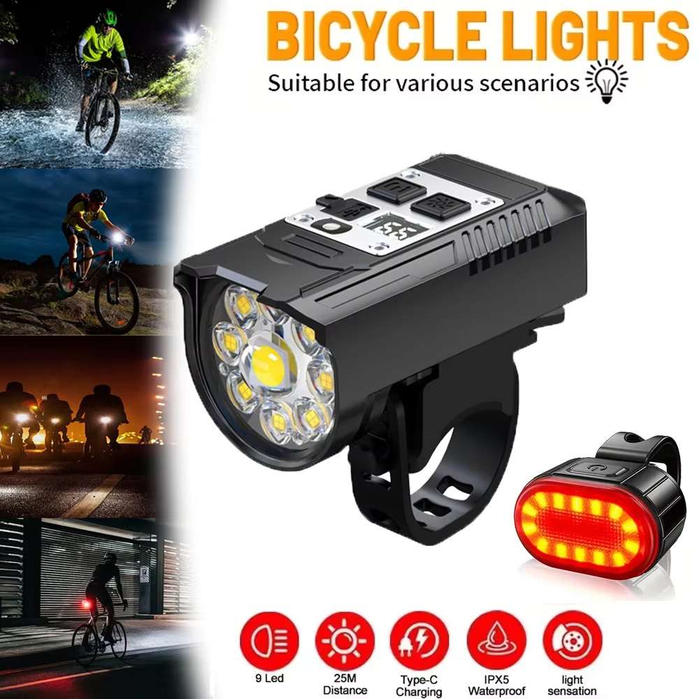 Outdoor Lighting Permanent - Luz Delantera para Bicicleta de 9
