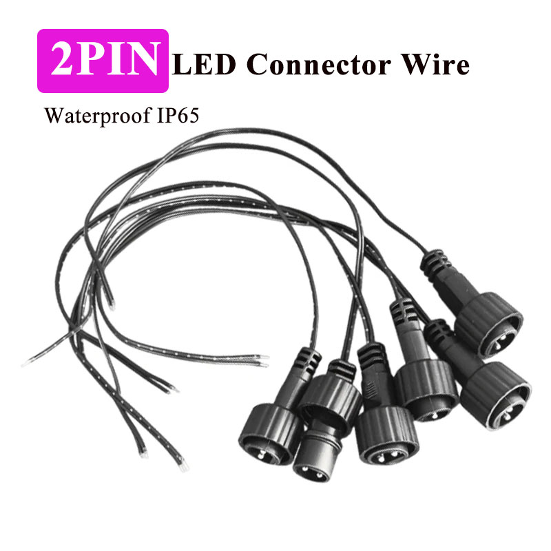 Outdoor Lighting Wire Connectors - Conector LED de 2 Pines para