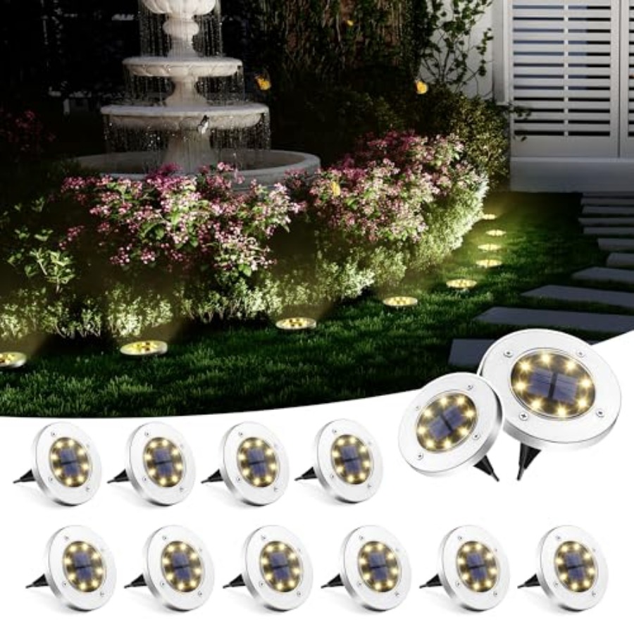 Outdoor Lighting Solar - Luces Solares para Jardín, Luces Solares
