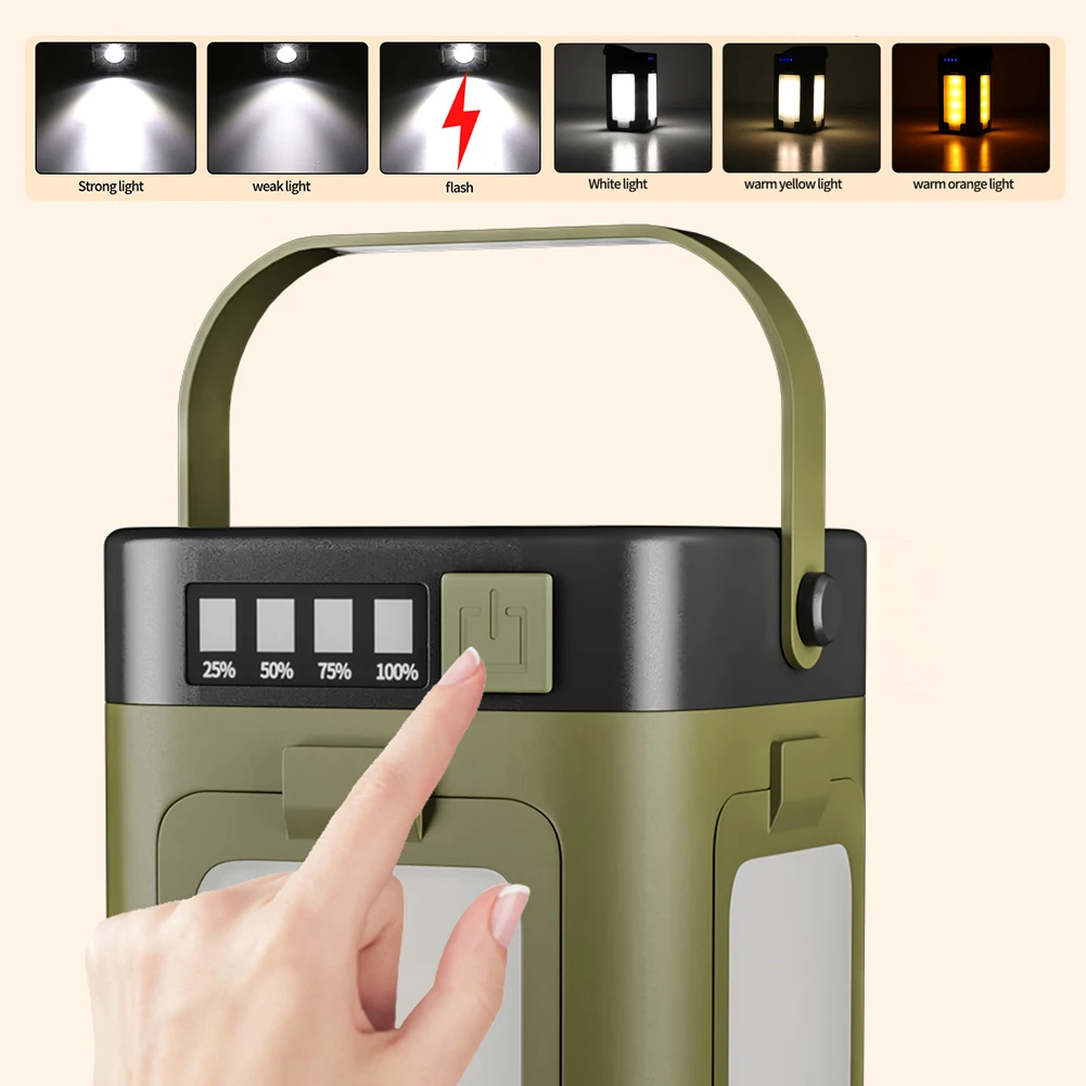 Lámpara Solar Portátil para Ca - Outdoor Lighting Solar reseña y precio