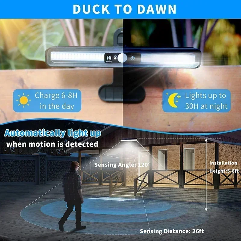 Luces Solares con Sensor de Mo - Outdoor Lighting Solar reseña y precio