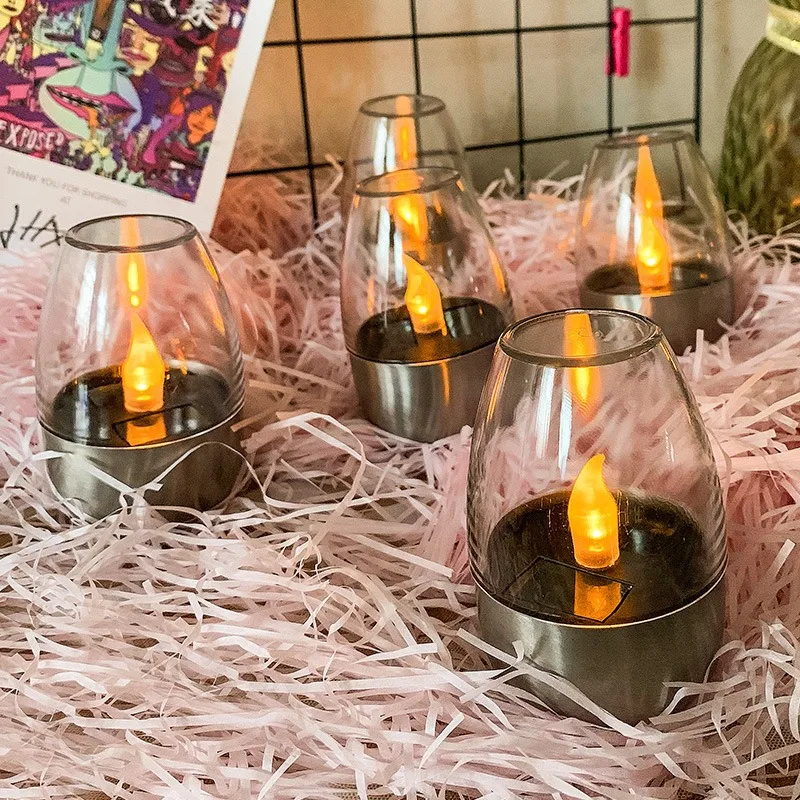 Velas sin llama alimentadas po - Outdoor Lighting Under Pergola reseña y precio