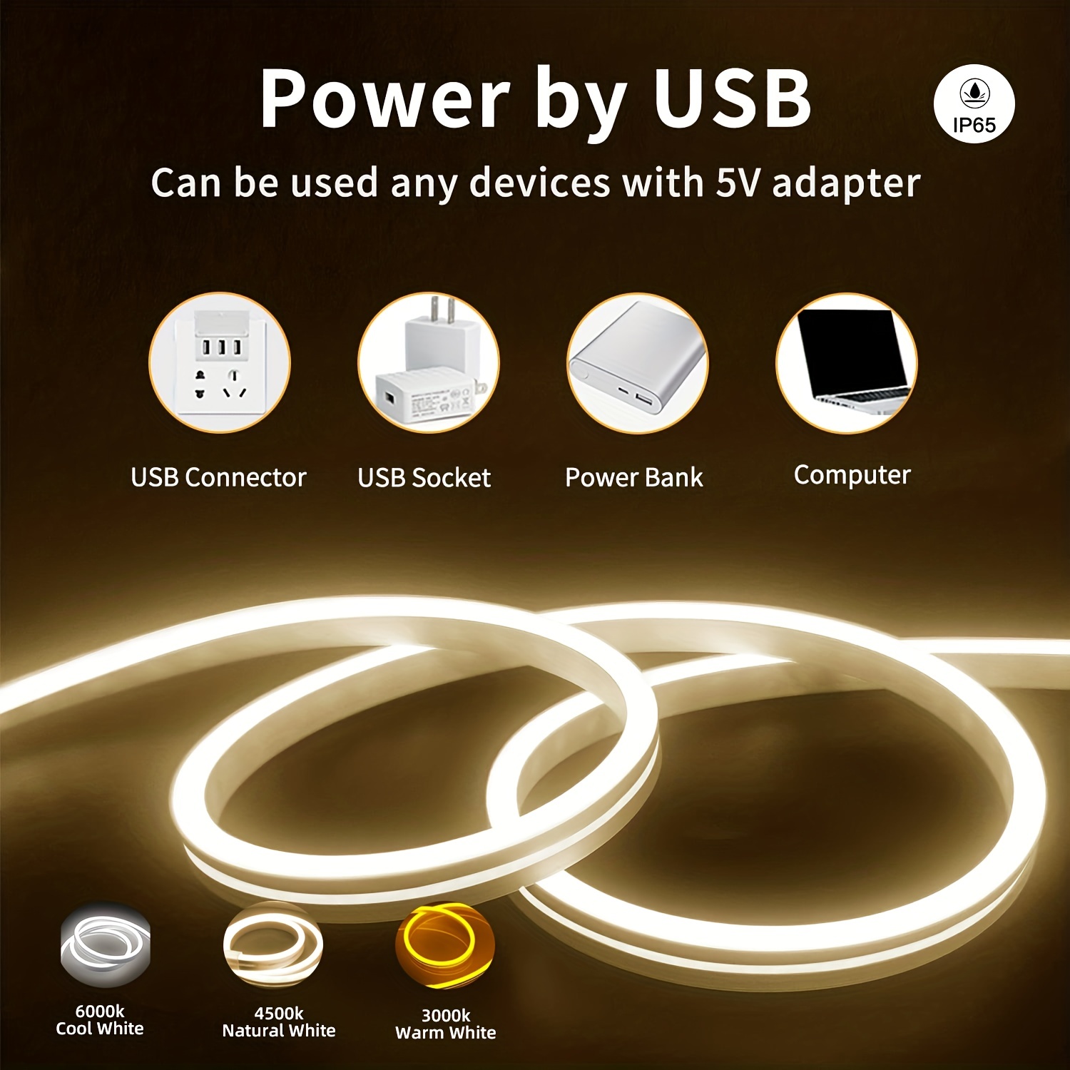 Tira de luz LED de neón de 5V  - Outdoor Lighting Led Strip reseña y precio