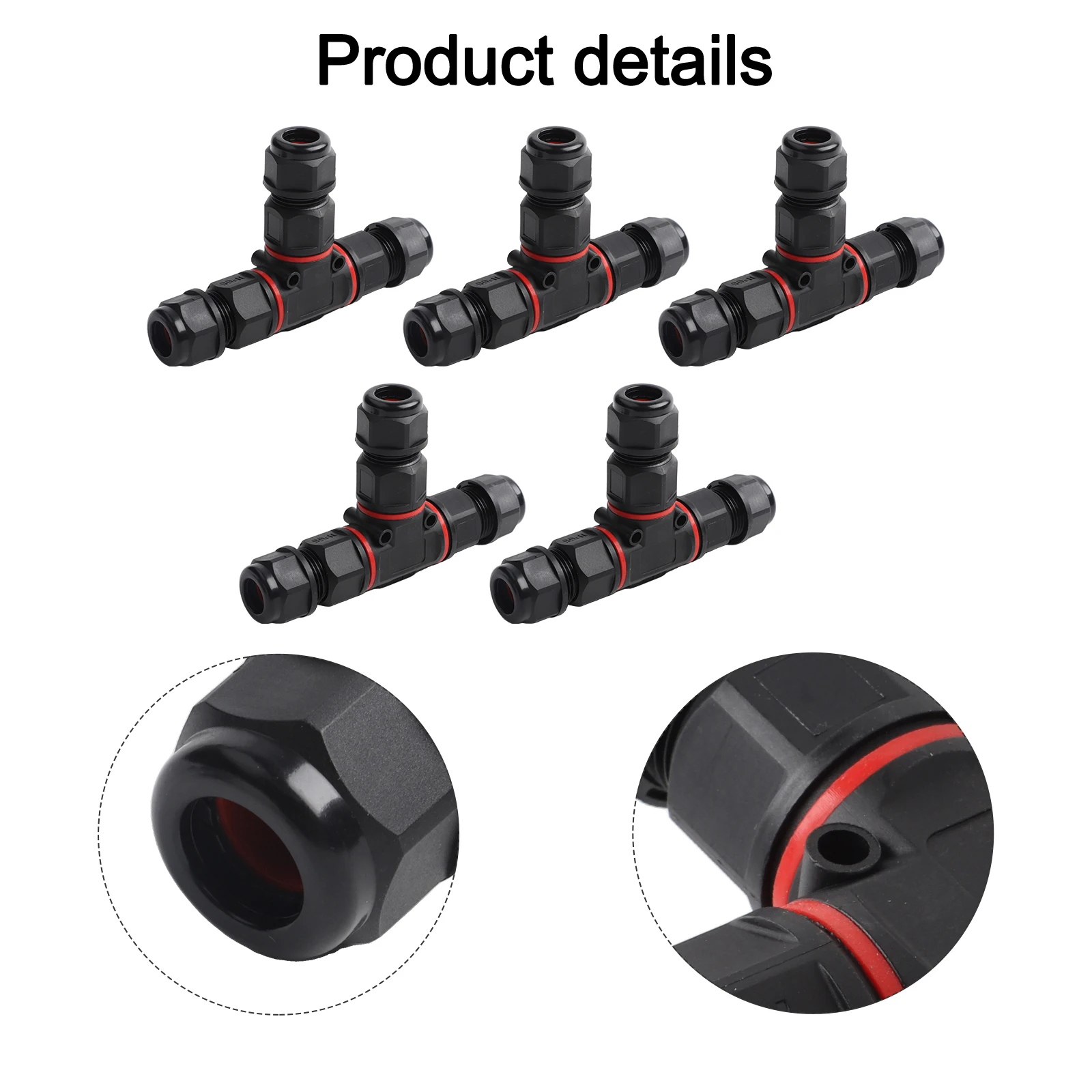 5 piezas de conector de cable  - Outdoor Lighting Wire Connectors reseña y precio