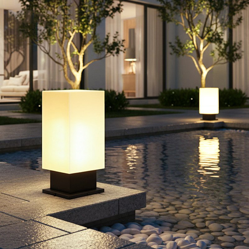 Lámpara de pie luminosa para p - Outdoor Lighting Solar reseña y precio