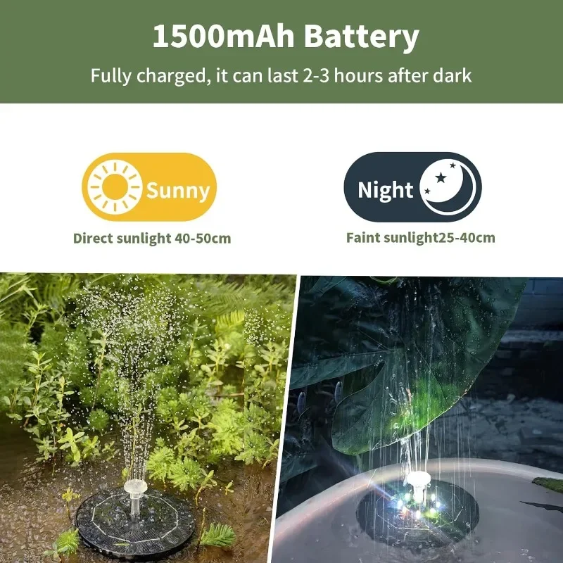 Luz de Fuente Solar giratoria, - Outdoor Lighting Under Pergola reseña y precio