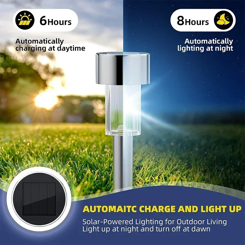Luces solares para exteriores, - Outdoor Lighting Ground reseña y precio
