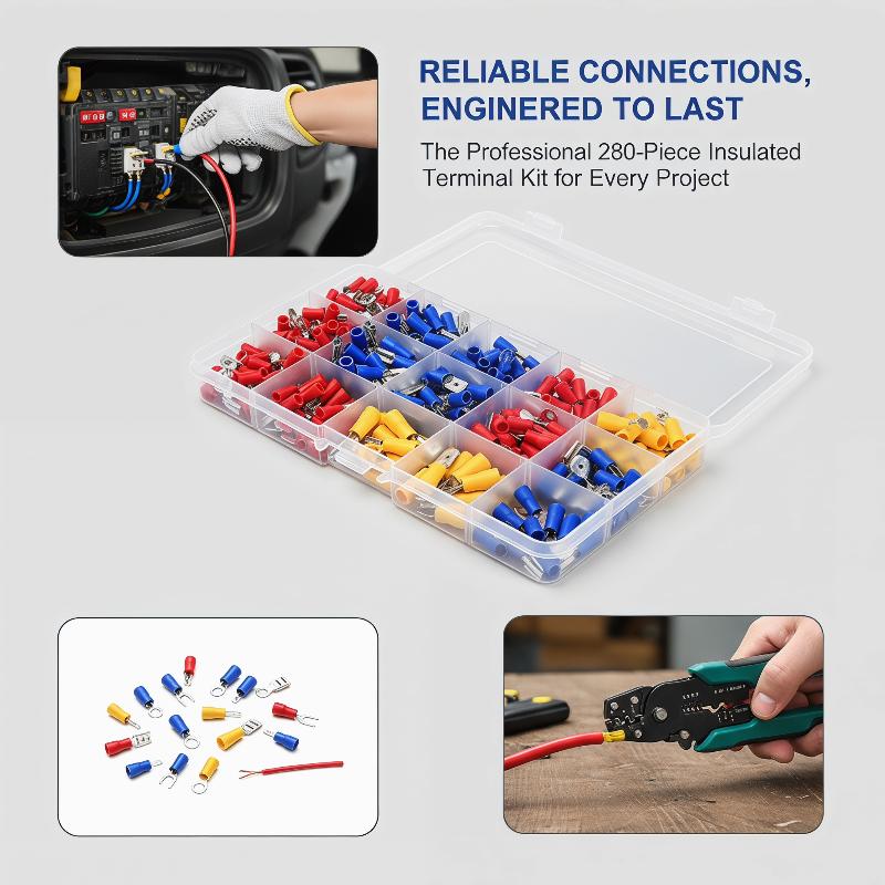 Juego de terminales aislados d - Outdoor Lighting Wire Connectors reseña y precio