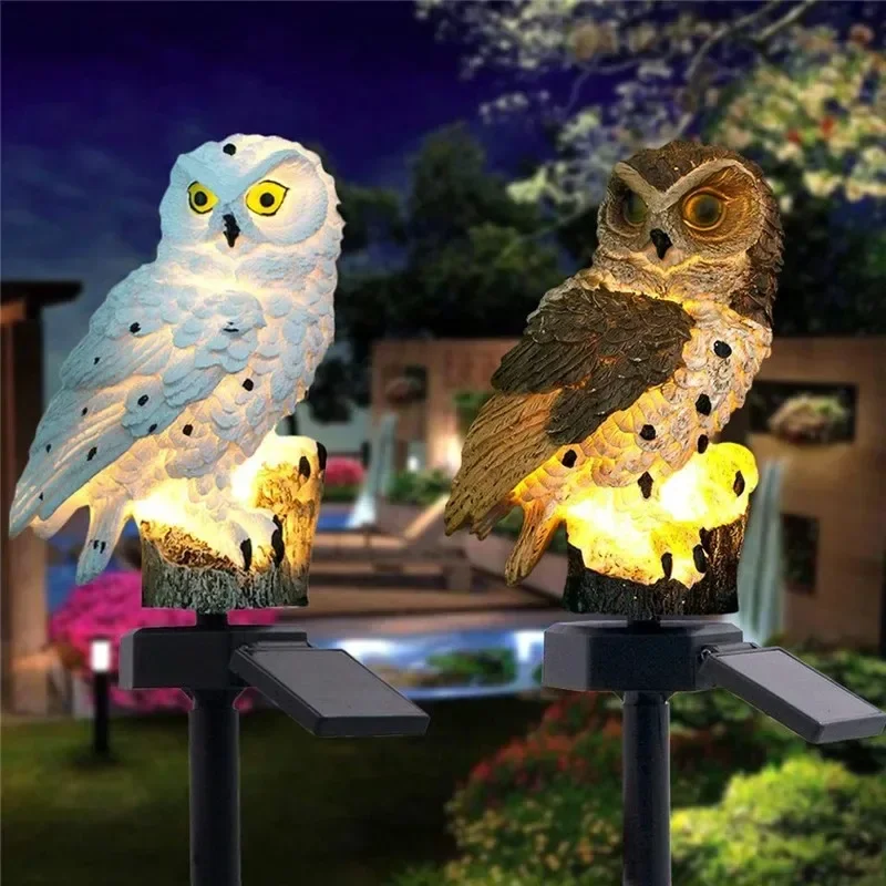 Lámpara Solar con Forma de Búh - Outdoor Lighting Ground reseña y precio