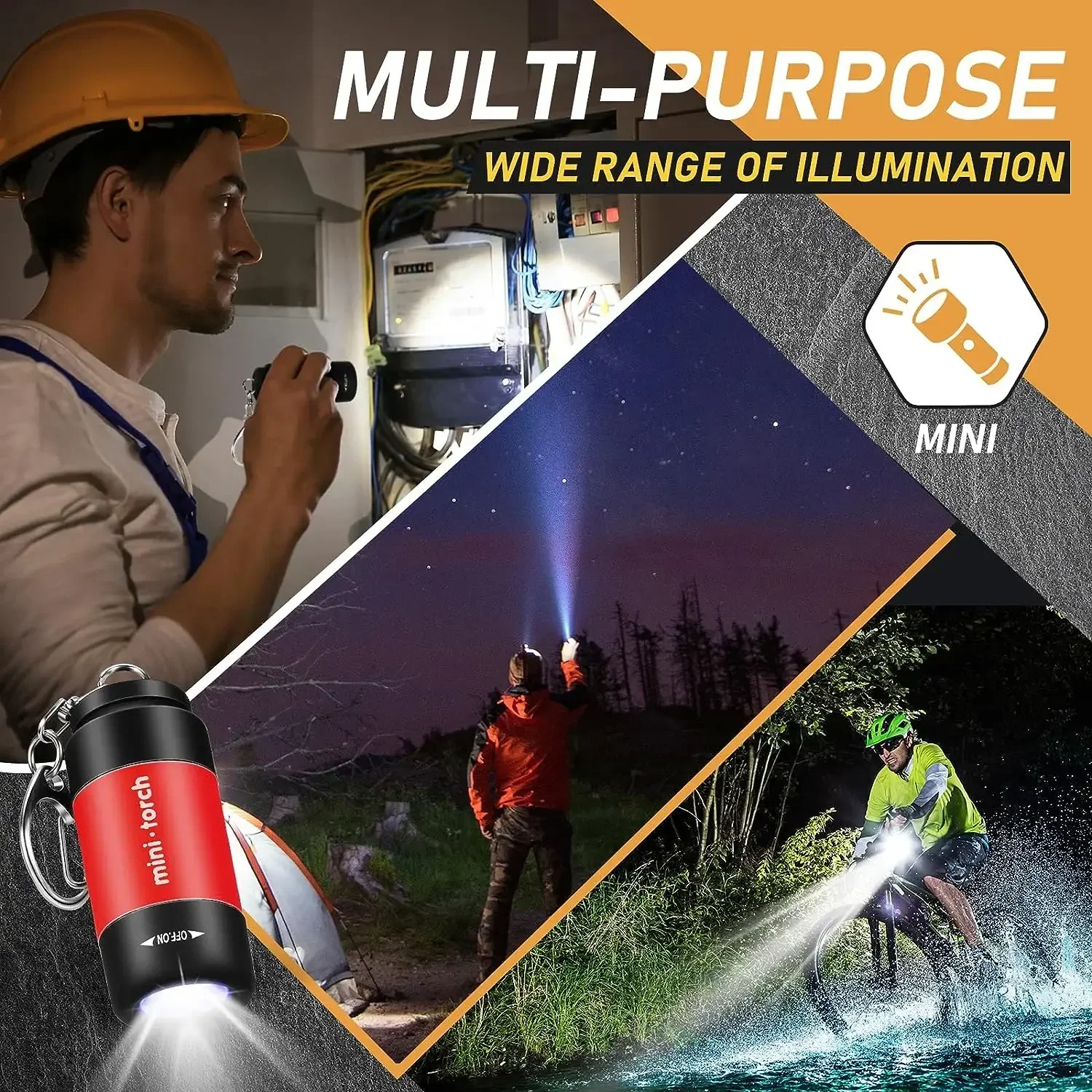 Linterna LED con carga USB, li - Outdoor Lighting Permanent reseña y precio