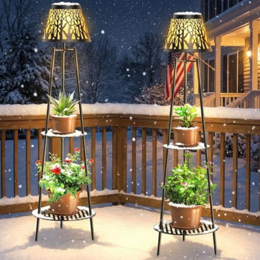 Paquete de 2 Lámparas Solares  - Outdoor Lighting Solar reseña y precio