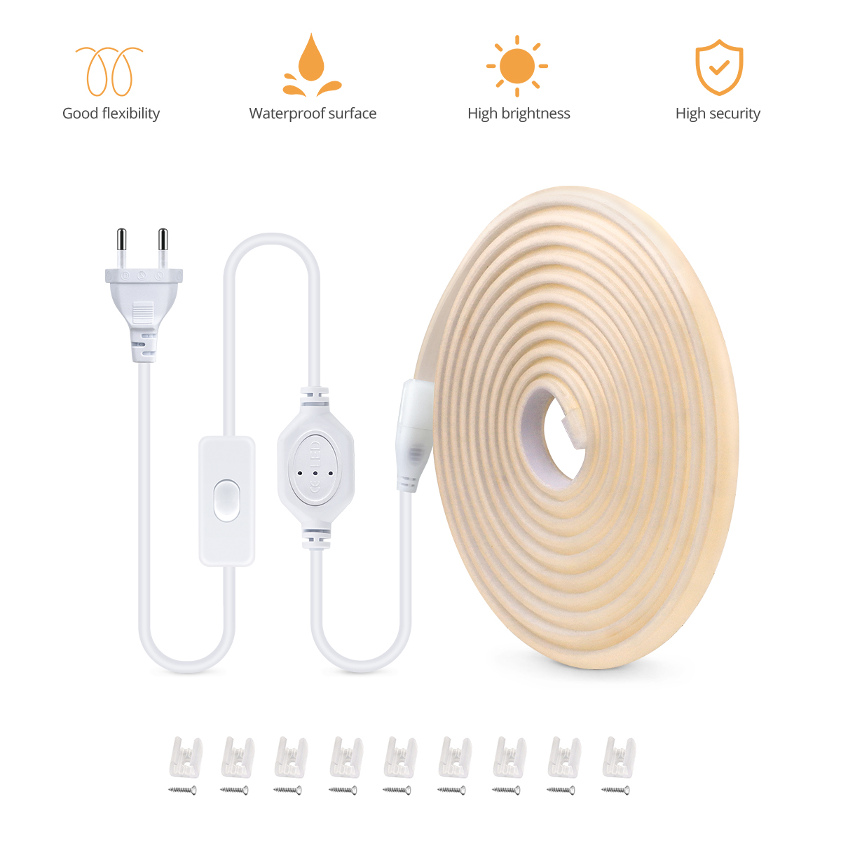 Tira de luces LED COB de 110V  - Outdoor Lighting Led Strip reseña y precio