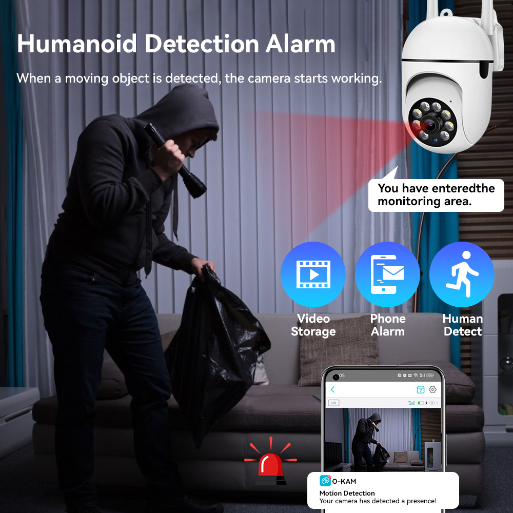 Cámara CCTV IP Wifi de 8MP, 2, - Outdoor Lighting Track reseña y precio