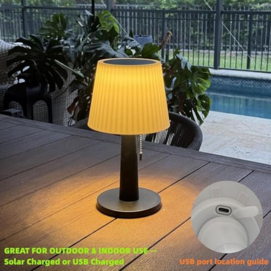 Lámparas Solares de Mesa para  - Outdoor Lighting Solar reseña y precio