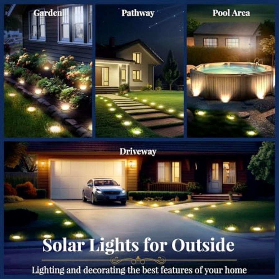 Luces Solares para Jardín, Luc - Outdoor Lighting Solar reseña y precio